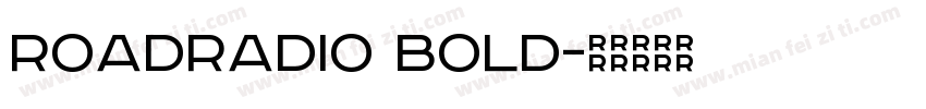 RoadRadio Bold字体转换